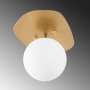 Brønntaklampe 11671 - Gull/hvit Brønntaklampe 11671 - Gull/hvit