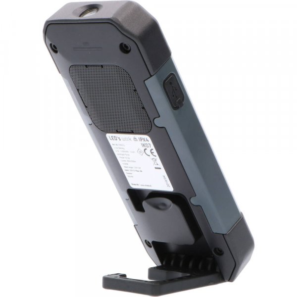 Arbeidslampe med h�yttaler 550lm