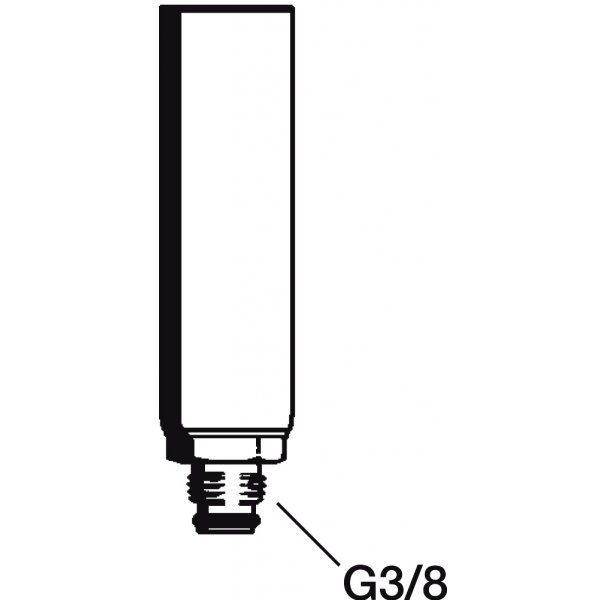 FM Mattsson Trykkstøtdemper Krom FM Mattsson Trykkstøtdemper Krom