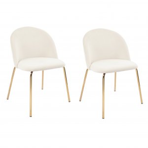 Stol beige fl�yel gyllenben - Plaza