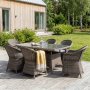 Matgruppe Sienna: Spisebord inkludert 6 stk. Mercury lenestoler + M�belpleie