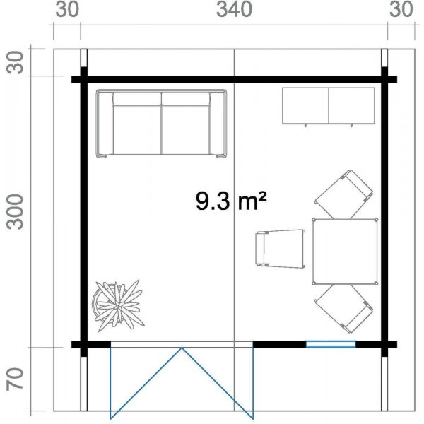 Anneks Theodor - 10,2 m