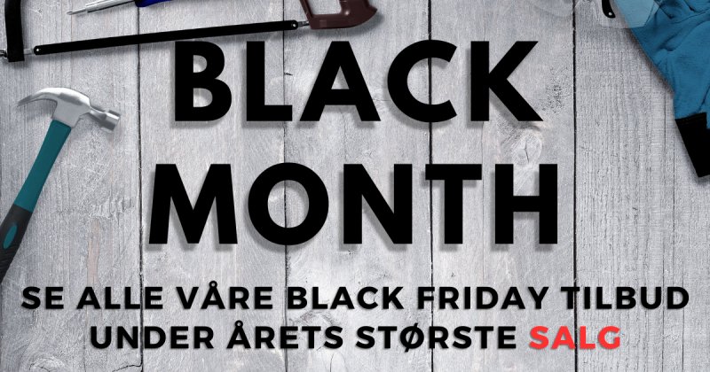 BLACK FRIDAY SALG BLACK FRIDAY SALG