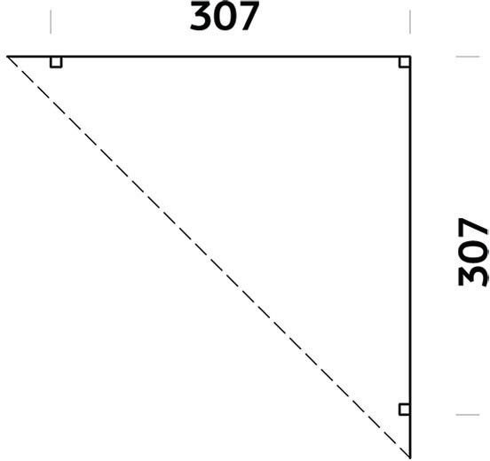 Modular Garden Hjørnepergola 4,2m² med planker - Hvitlakkert Modular Garden Hjørnepergola 4,2m² med planker - Hvitlakkert
