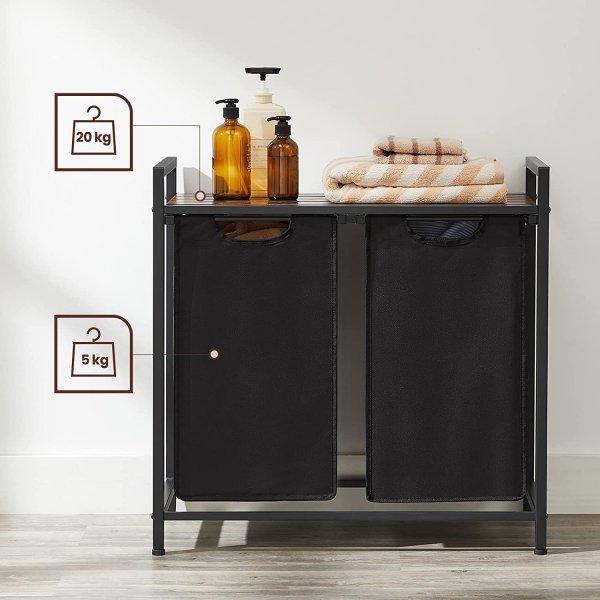 Ambrette Duo skittent�yskurv - Svart/brun