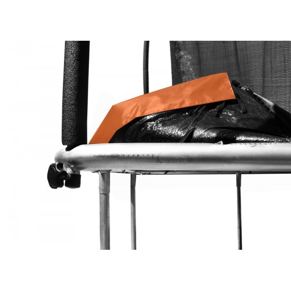 Rektangulær trampoline med sikkerhetsnett - 366 x 244 cm + Jordanker 40 cm - 4 stk Rektangulær trampoline med sikkerhetsnett - 366 x 244 cm + Jordanker 40 cm - 4 stk