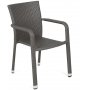 Spisegruppe Sumba bord + 6 stoler - Mrkegr