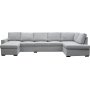 U-sofa Solna XL med oppbevaring - 367 cm - lys grå U-sofa Solna XL med oppbevaring - 367 cm - lys grå