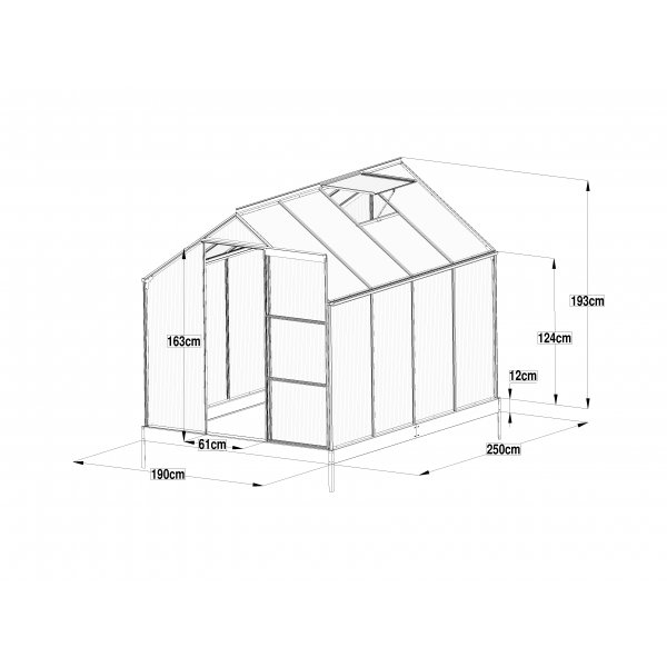 Drivhusgalleri - 4,4 m² Drivhusgalleri - 4,4 m²