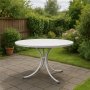 Holmsund bord rundt 130 cm hvit