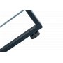 Hjørnesofasett grå kunstrottingsofa med bord og puteboks + Flekkfjerner for møbler Hjørnesofasett grå kunstrottingsofa med bord og puteboks + Flekkfjerner for møbler
