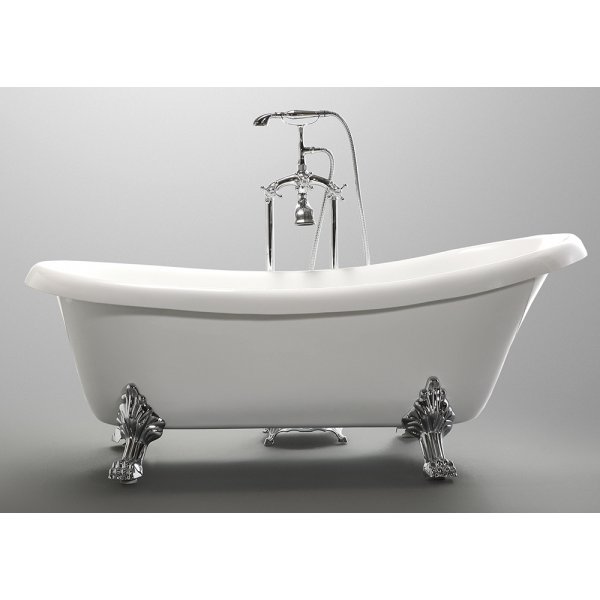 Badekar med ftter - Maia - 160 cm