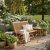 Hagesofa sammenleggbar teak 100x47x89 cm - Salt�