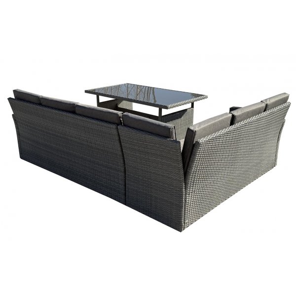 Utendrs sofagruppe hyre - Gr syntetisk rotting