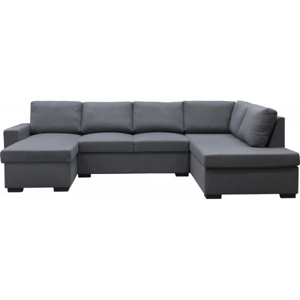 U-sofa Solna vendbar - 309 cm - mørkegrå U-sofa Solna vendbar - 309 cm - mørkegrå