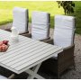 Matgruppe Milan - Bord & 6 Stoler