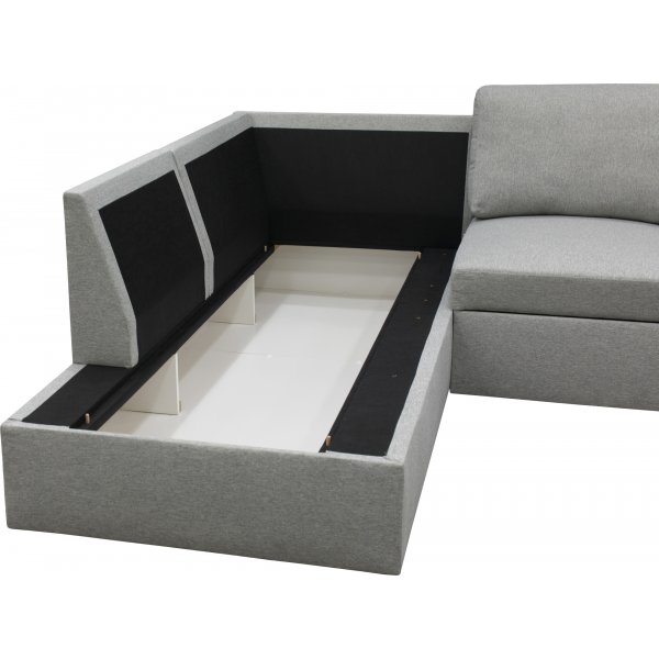 U-sofa sovesofa Tärnö vendbar med oppbevaring - 304 cm - lys grå U-sofa sovesofa Tärnö vendbar med oppbevaring - 304 cm - lys grå