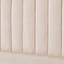 Sengegavl buet beige 160 x 125 cm - Laholm