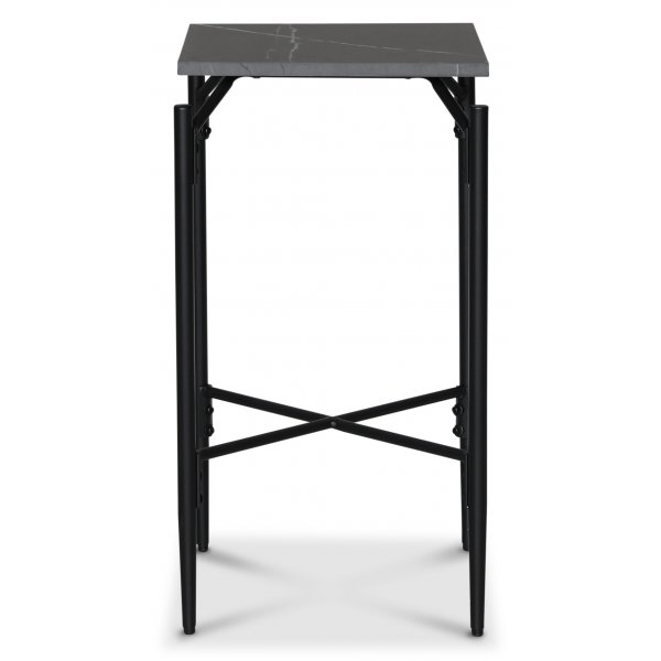Wayne nattbord h�yt 75 x 40 x 40 cm - Gr� marmorfolie