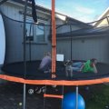 Kundebilde Trampoline med sikkerhetsnett - 425 cm