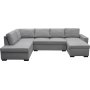 Sofa 309 cm lys grå - Solna Sofa 309 cm lys grå - Solna