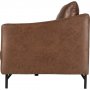 Vintage sofa 3-seter brun 223 cm Vintage sofa 3-seter brun 223 cm