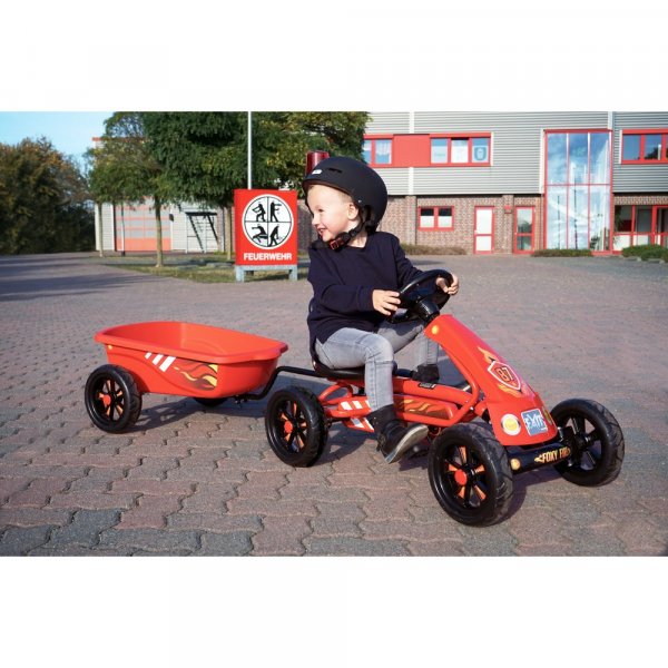 Tråkkebil Foxy Fire + tilhenger Tråkkebil Foxy Fire + tilhenger