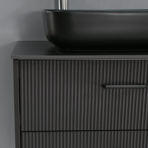 Baderomsmbler Luxern - Mrkt tre | 180 cm + 2.00 x Baderomskrok