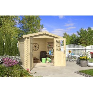 Lagerrom Ingrid B - 5,0 m² - 28 mm treverk Lagerrom Ingrid B - 5,0 m² - 28 mm treverk