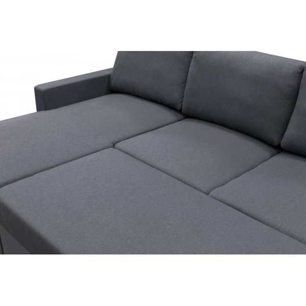 U-sofa sovesofa Tärnö med oppbevaring - 304 cm - mørkegrå U-sofa sovesofa Tärnö med oppbevaring - 304 cm - mørkegrå