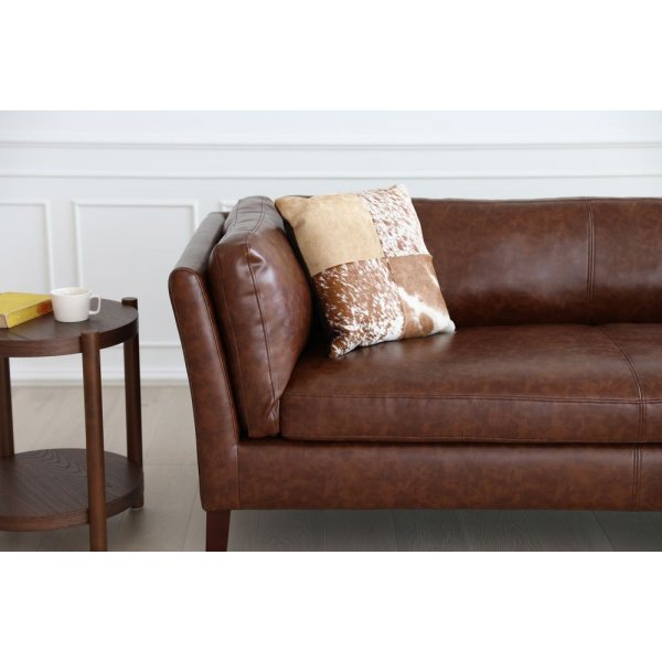 Sofa 3-seter brun vintage PU 198 cm - Heritage Sofa 3-seter brun vintage PU 198 cm - Heritage