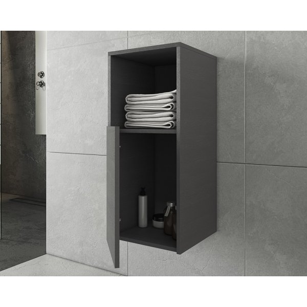 Mbelpakke Sorrento 85 - Grafittfarget med speil- & sideskap