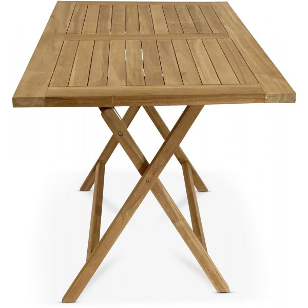 Saltö sammenleggbart spisebord i teak - 120x70 cm + Tekstilimpregnering for utemøbler Saltö sammenleggbart spisebord i teak - 120x70 cm + Tekstilimpregnering for utemøbler