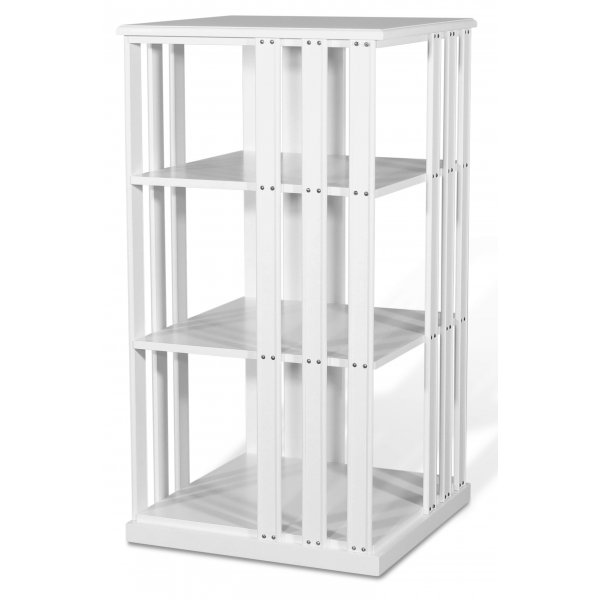 Bokkarusell / Boksnurrer hvit - Roterbar 360� - h�yde 100 cm