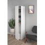 Hvit Space-garderobe - 40 cm bred - 175 cm høy Hvit Space-garderobe - 40 cm bred - 175 cm høy