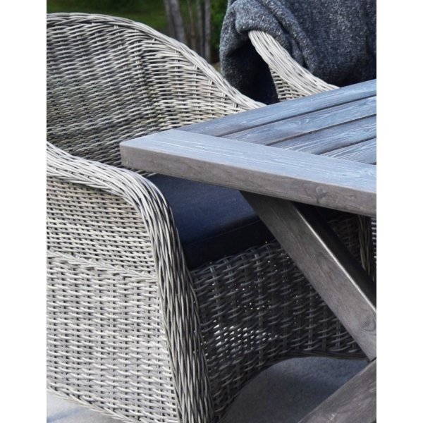 Oxford spisebord 220 cm - Shabby chic + Tekstilimpregnering for utemøbler Oxford spisebord 220 cm - Shabby chic + Tekstilimpregnering for utemøbler