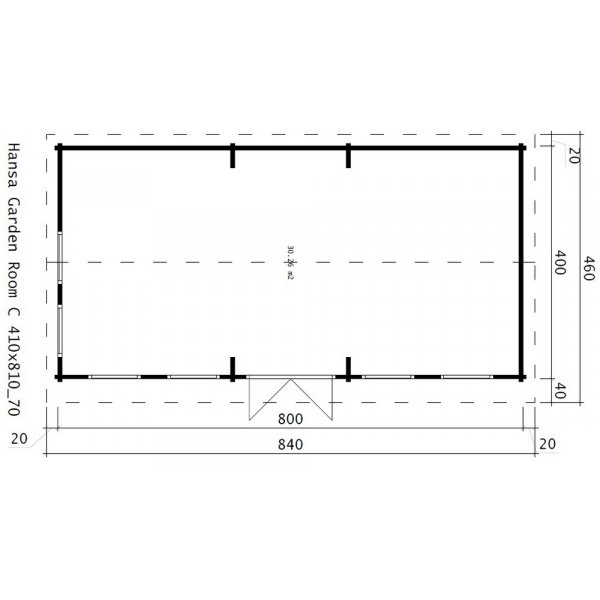 Fritidshus Isabell A - 32 m² Fritidshus Isabell A - 32 m²