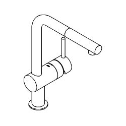 Grohe Ettgreps vaskebatteri, DN 15 Minta 32168 Grohe Ettgreps vaskebatteri, DN 15 Minta 32168