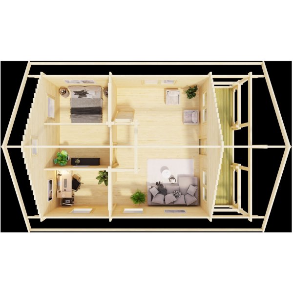 Feriehus Ivar B - 36,9 m�