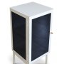 Revel hvitt nattbord 75 cm med venstrehengt d�r
