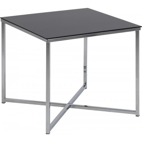 Kryssbord 50 cm - Krom/svart