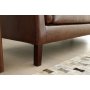 Sofa 3-seter brun vintage PU 198 cm - Heritage Sofa 3-seter brun vintage PU 198 cm - Heritage