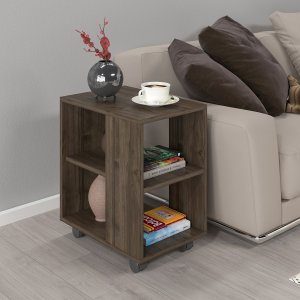 Telma sidebord 35 x 56 cm - Valnøtt Telma sidebord 35 x 56 cm - Valnøtt