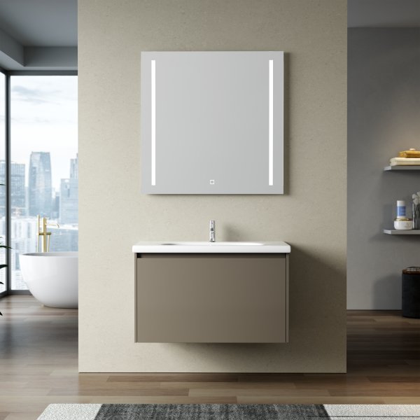 Baderomsmøbler Zeal 80 cm - Greige Baderomsmøbler Zeal 80 cm - Greige
