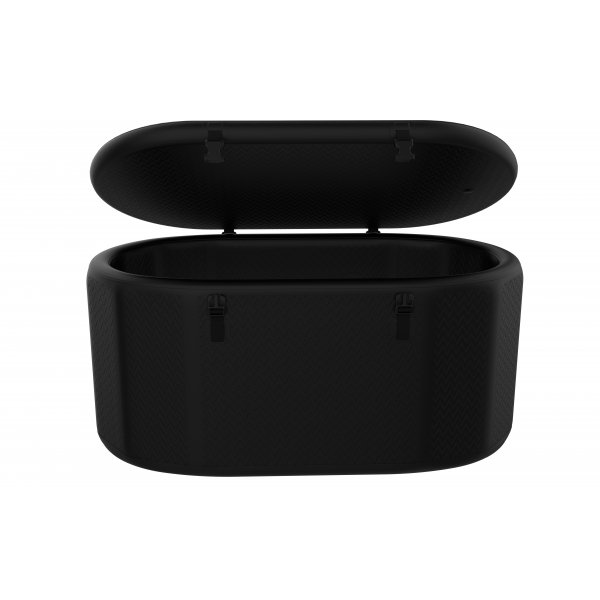 Oppblsbart isbad | 450 l vannvolum | Svart