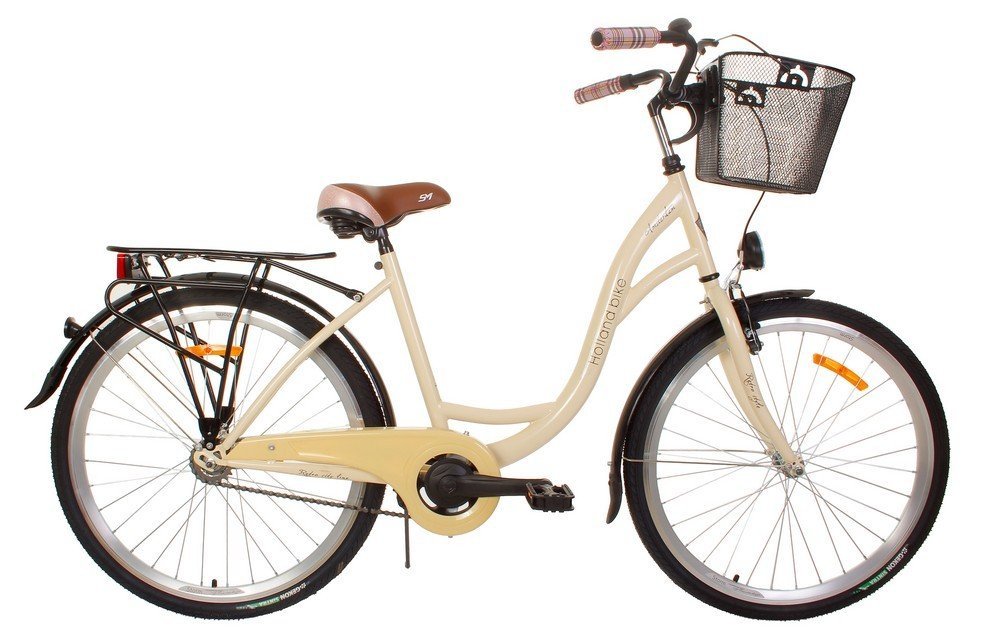 Damesykkel Holland - Cream - Damesykler, Standardsykler, Sykler