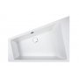 Trapets hjrnebadekar - Space Line | dybde 48 cm | venstremontert modell