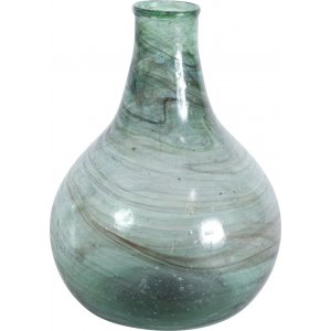 Volta vase rund kolbe kort 15 cm - Gr�nn