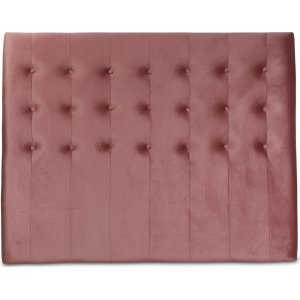 Centa sengegavl med knapper 90 cm - Rosa fløyel Centa sengegavl med knapper 90 cm - Rosa fløyel