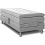 Justerbar seng 7-soners 80 cm - Lys gr�